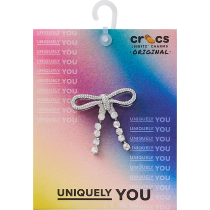 Silver Gem Bow Jibbitz™ charms | Crocs Best Price