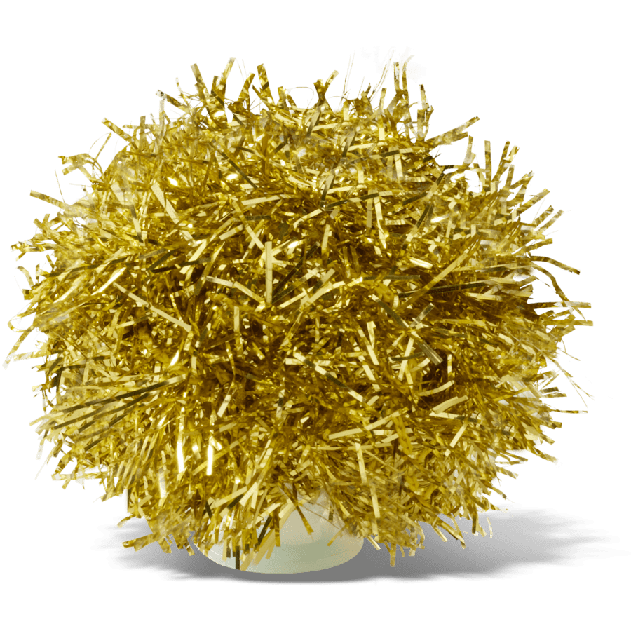 Gold Tinsel Pom Jibbitz™ charms | Crocs Classic
