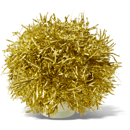 Gold Tinsel Pom Jibbitz™ charms | Crocs Classic