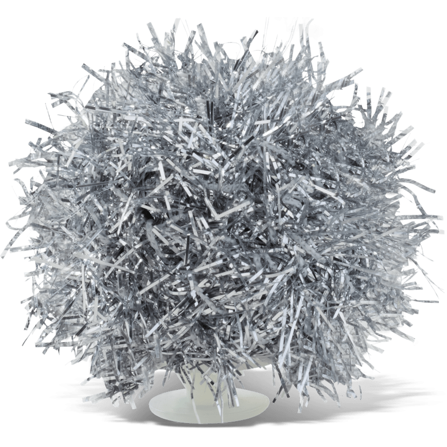 Silver Tinsel Pom Jibbitz™ charms | Crocs Value