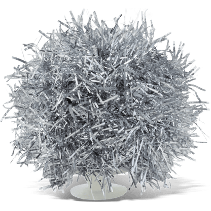 Silver Tinsel Pom Jibbitz™ charms | Crocs Value