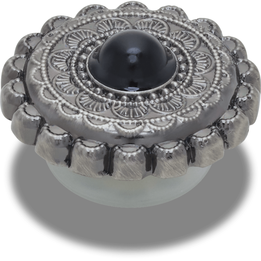 Silver and Black Emblem Jibbitz™ charms | Crocs Classic