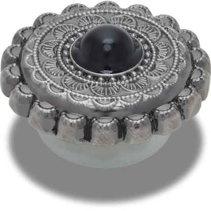 Silver and Black Emblem Jibbitz™ charms | Crocs Classic