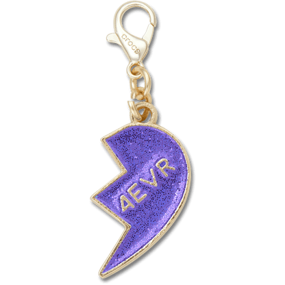Purple Glitter BFF Charm Right Jibbitz Shoe Charm | Crocs Popular