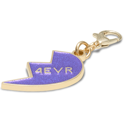 Purple Glitter BFF Charm Right Jibbitz Shoe Charm | Crocs Popular