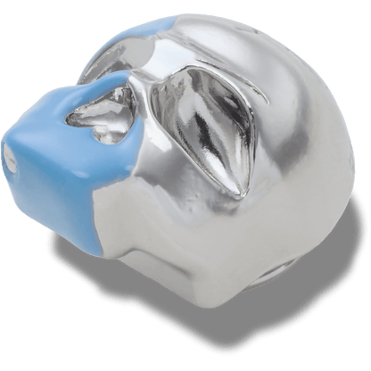 Silver and Blue Enamel Skull Jibbitz™ charms | Crocs Special Offer