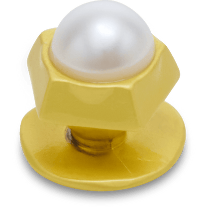 Gold Pentagon Pearl Jibbitz™ charms | Crocs Popular