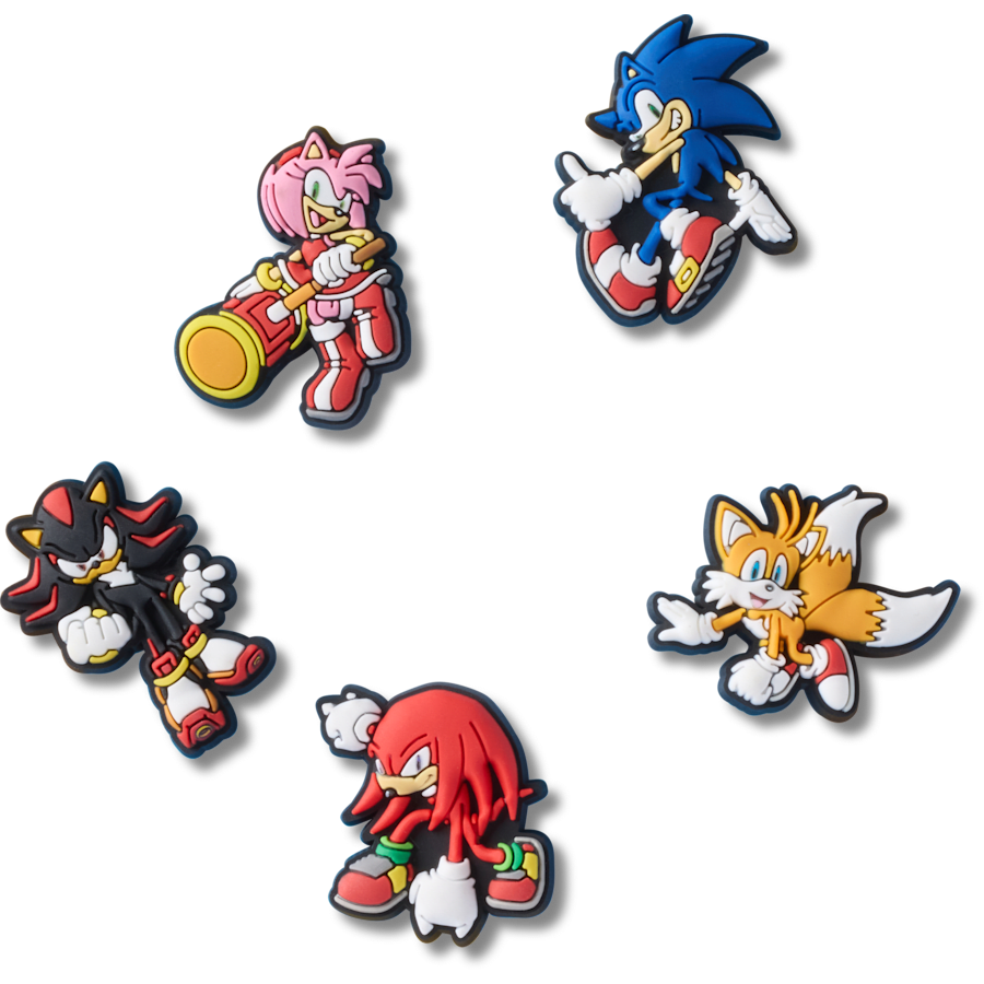 Sonic the Hedgehog 5Pck Jibbitz™ charms | Crocs Trending