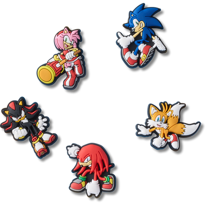 Sonic the Hedgehog 5Pck Jibbitz™ charms | Crocs Trending