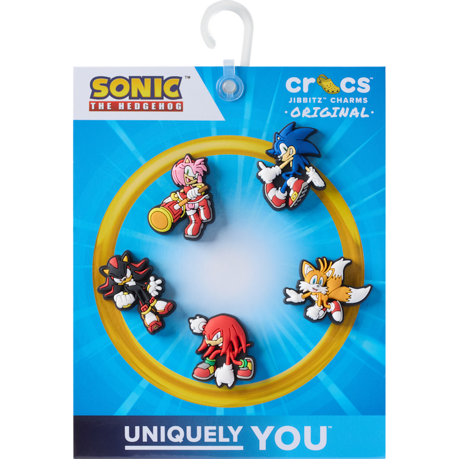 Sonic the Hedgehog 5Pck Jibbitz™ charms | Crocs Trending
