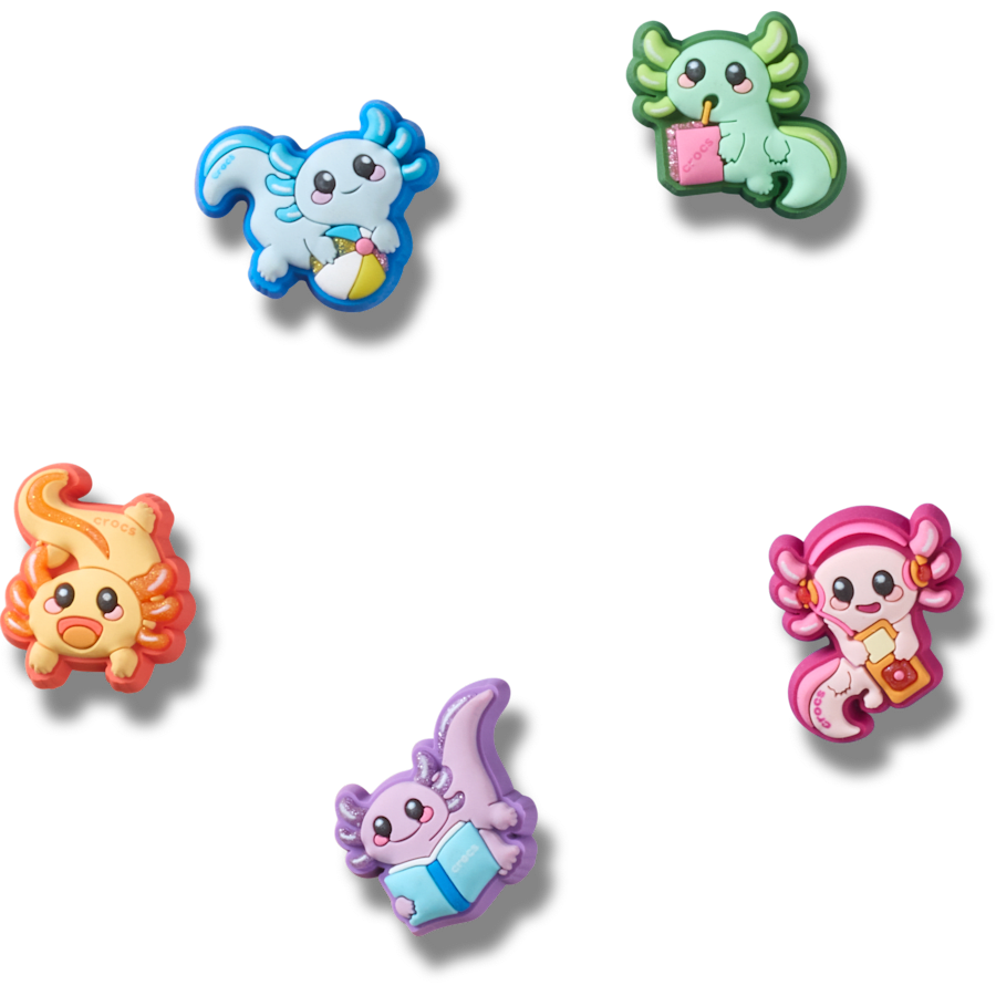 Tiny Axolotls 5 Pack Jibbitz™ charms | Crocs Special Offer