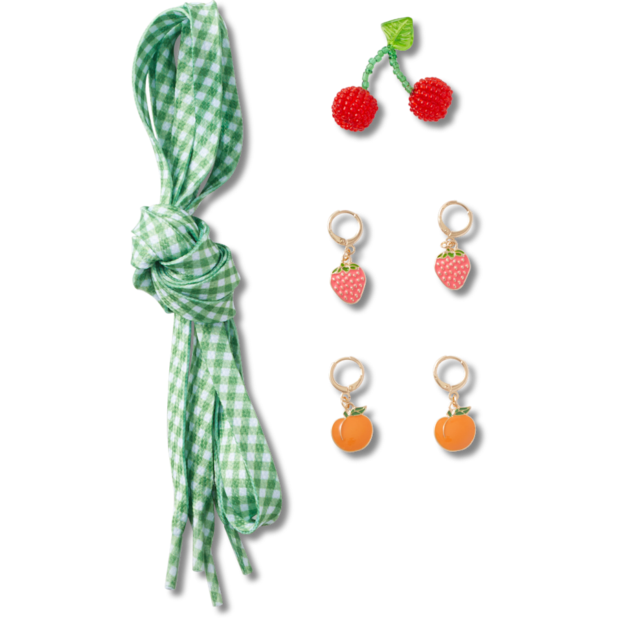 Laces and Fresh Fruits Charm Kit Jibbitz™ charms | Crocs Premium