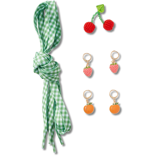 Laces and Fresh Fruits Charm Kit Jibbitz™ charms | Crocs Premium
