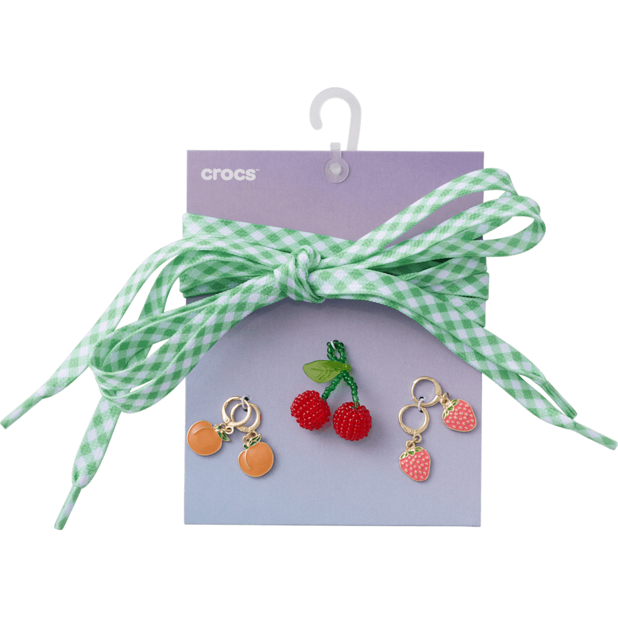 Laces and Fresh Fruits Charm Kit Jibbitz™ charms | Crocs Premium