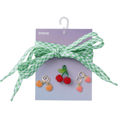 Laces and Fresh Fruits Charm Kit Jibbitz™ charms | Crocs Premium