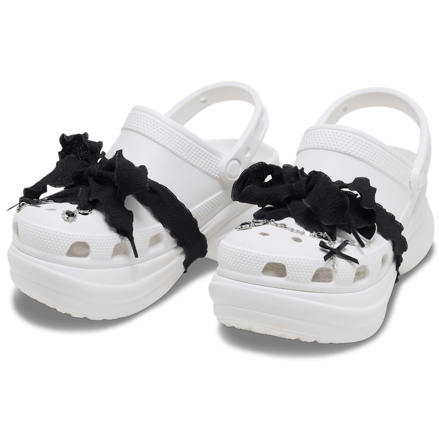 Laces and Dainty Bow Charm Kit Jibbitz Shoe Charm | Crocs Trending