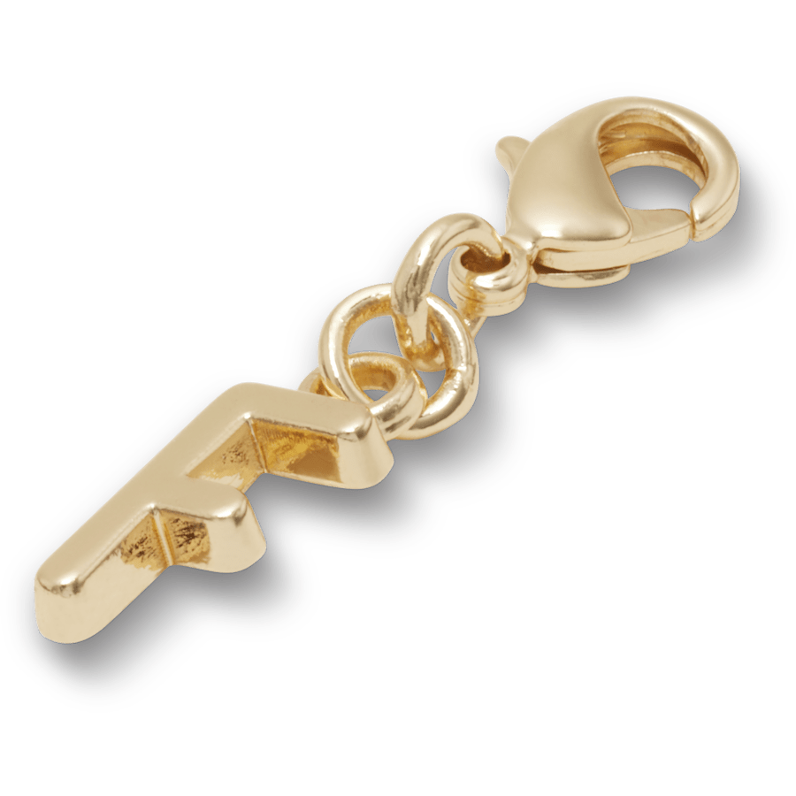 Gold Letter F Charm Jibbitz™ charms | Crocs Best Seller