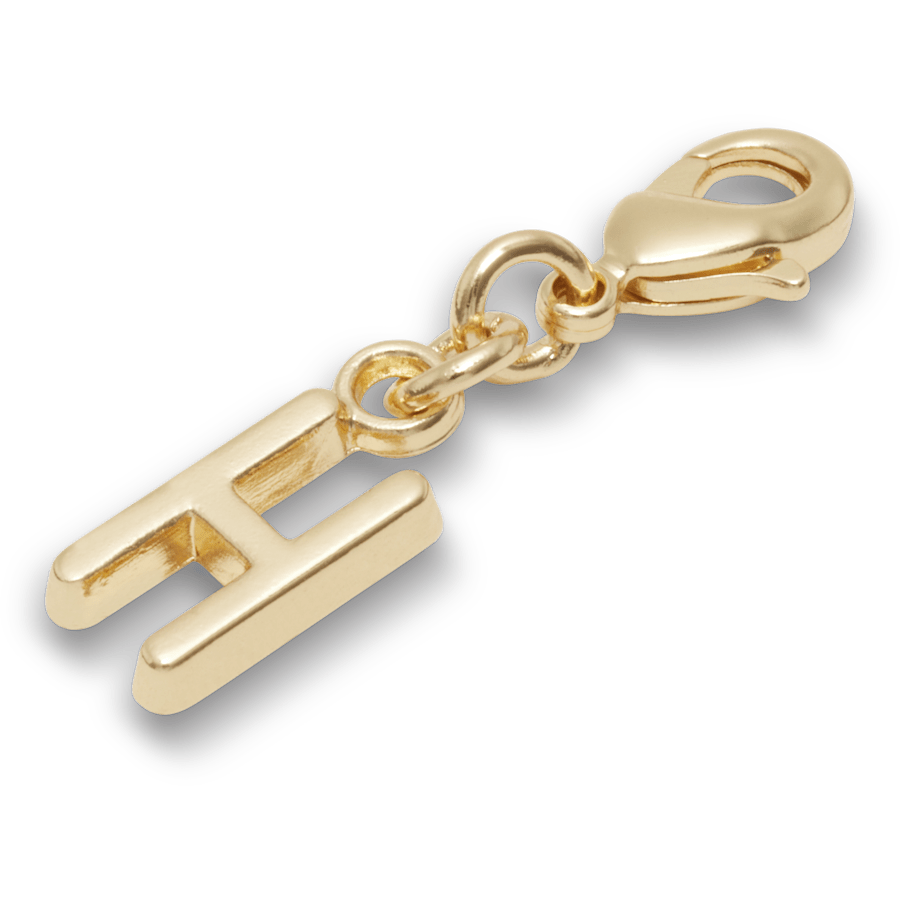 Gold Letter H Charm Jibbitz™ charms | Crocs Value
