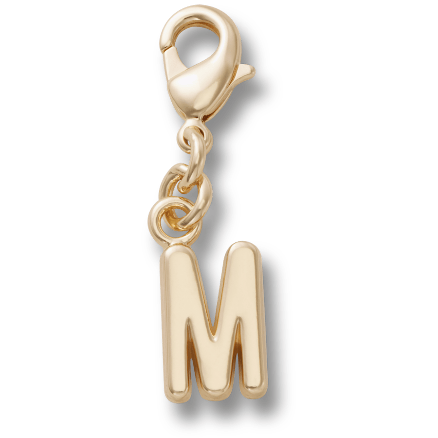 Gold Letter M Charm Jibbitz™ charms | Crocs Smart Buy