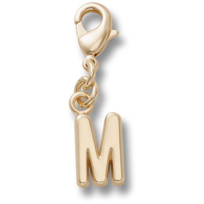 Gold Letter M Charm Jibbitz™ charms | Crocs Smart Buy