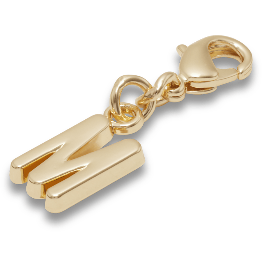 Gold Letter M Charm Jibbitz™ charms | Crocs Smart Buy