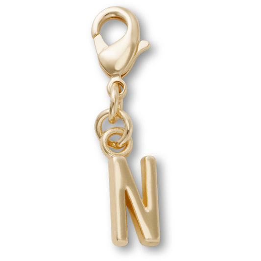 Gold Letter N Charm Jibbitz™ charms | Crocs Trusted