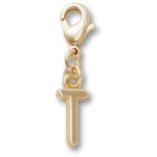 Gold Letter T Charm Jibbitz™ charms | Crocs Classic