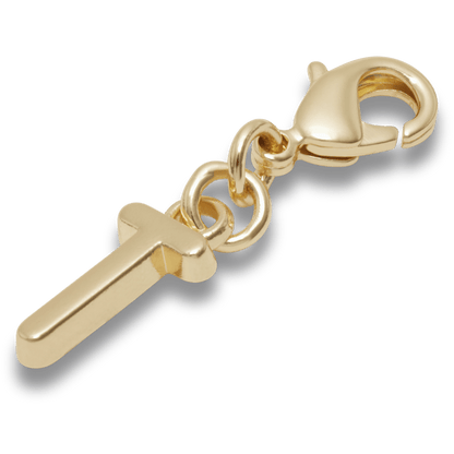 Gold Letter T Charm Jibbitz™ charms | Crocs Classic