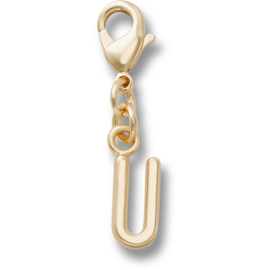Gold Letter U Charm Jibbitz™ charms | Crocs Premium