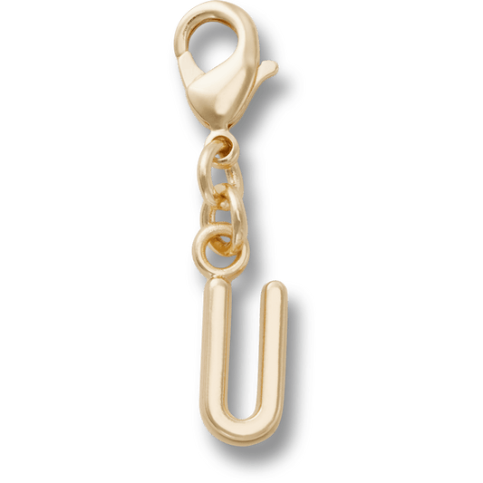 Gold Letter U Charm Jibbitz™ charms | Crocs Premium