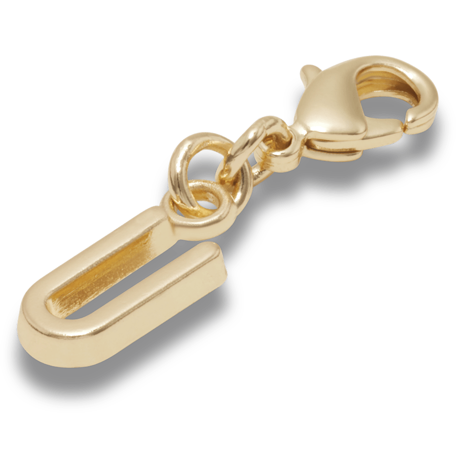 Gold Letter U Charm Jibbitz™ charms | Crocs Premium