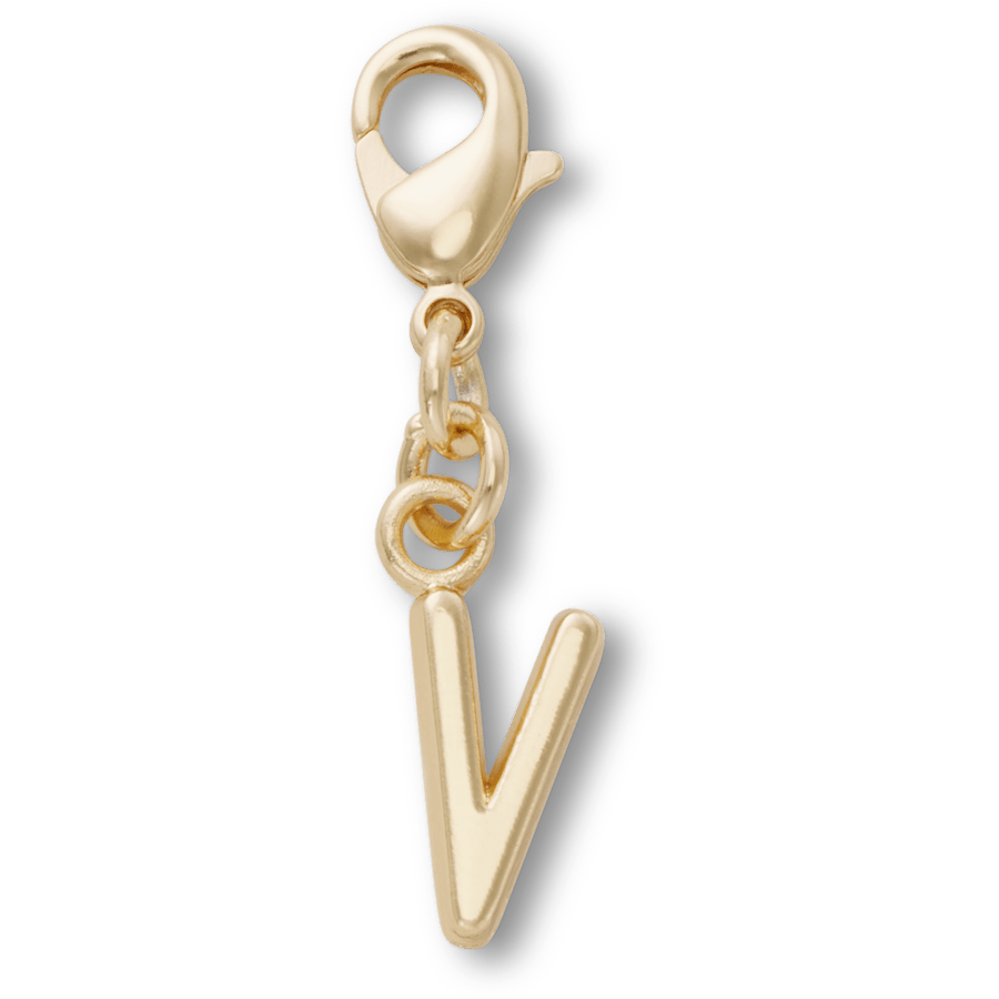 Gold Letter V Charm Jibbitz™ charms | Crocs Trending