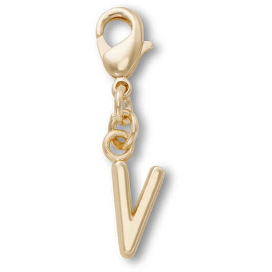 Gold Letter V Charm Jibbitz™ charms | Crocs Trending