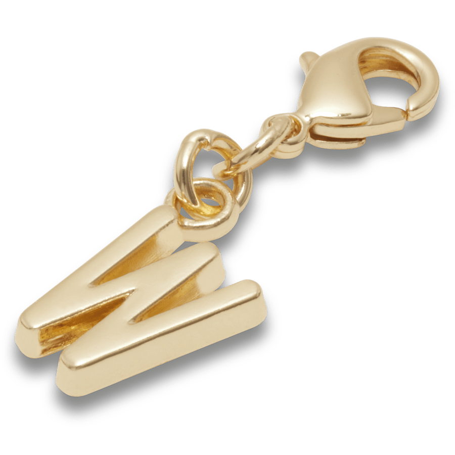 Gold Letter W Charm Jibbitz™ charms | Crocs Value