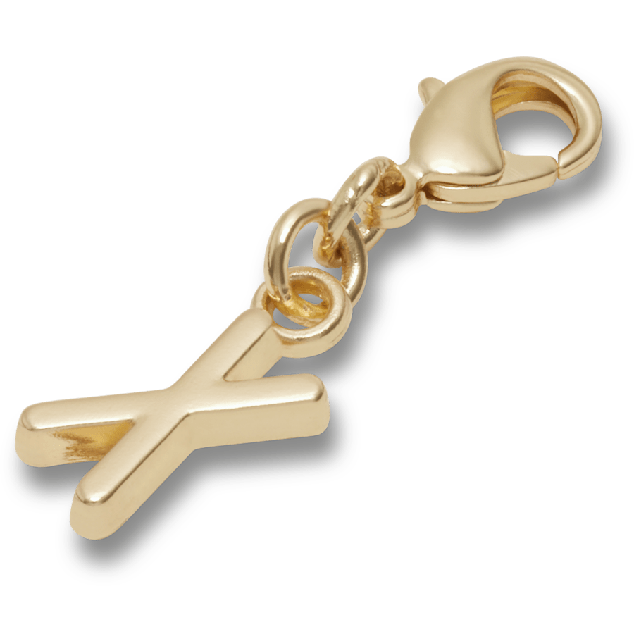 Gold Letter X Charm Jibbitz™ charms | Crocs Featured
