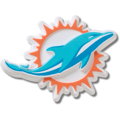 NFL Miami Dolphins Logo Jibbitz™ charms | Crocs Best Price
