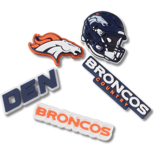 NFL Denver Broncos 5 Pack Jibbitz Shoe Charm | Crocs Classic