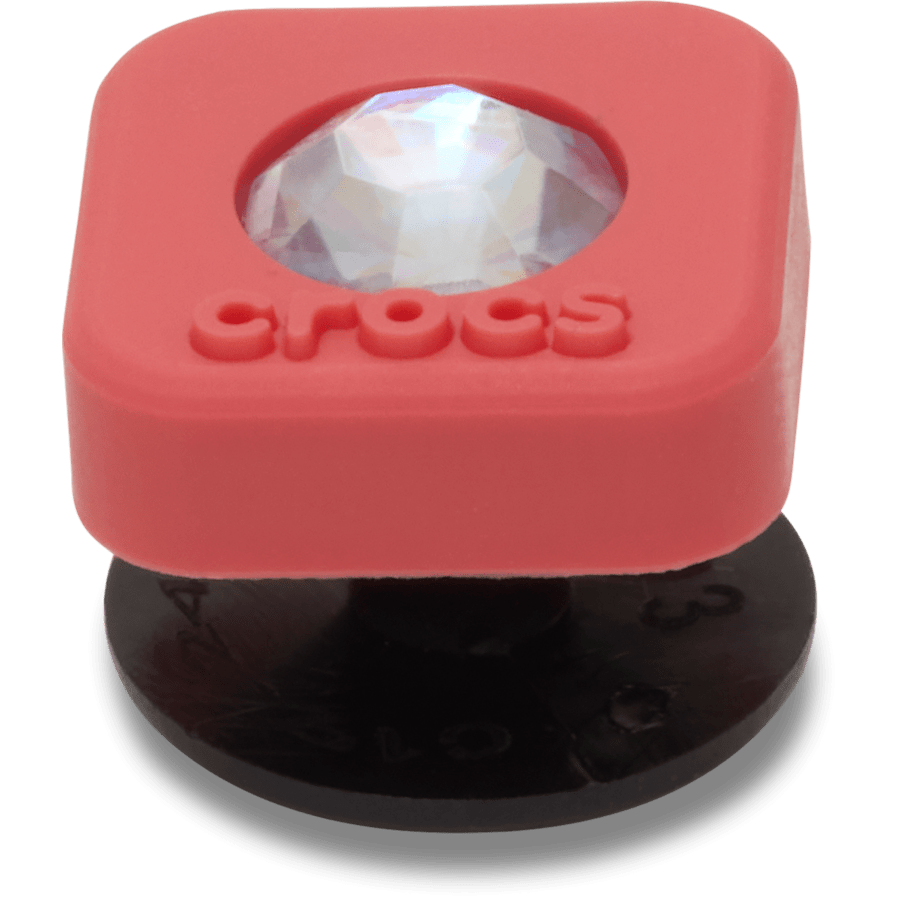 Red Square PVC SMT Gem Jibbitz™ charms | Crocs Popular
