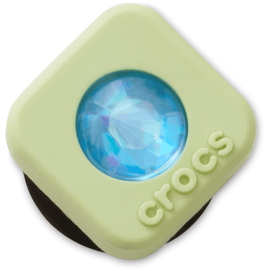 Green PVC Square SMT Gem Jibbitz™ charms | Crocs Sale