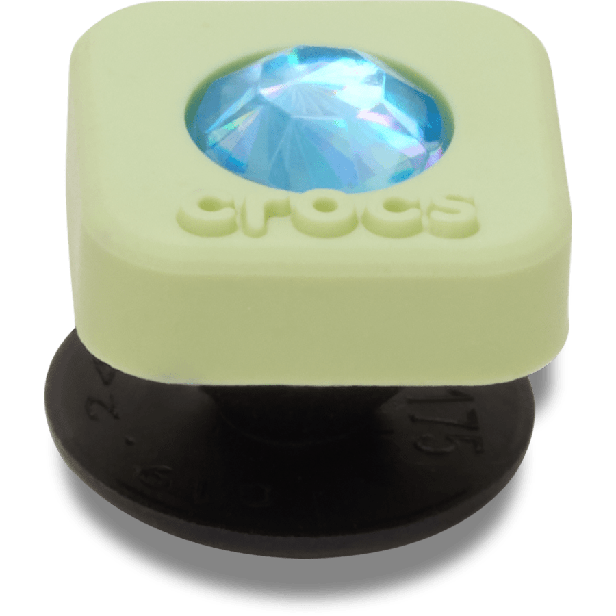 Green PVC Square SMT Gem Jibbitz™ charms | Crocs Sale