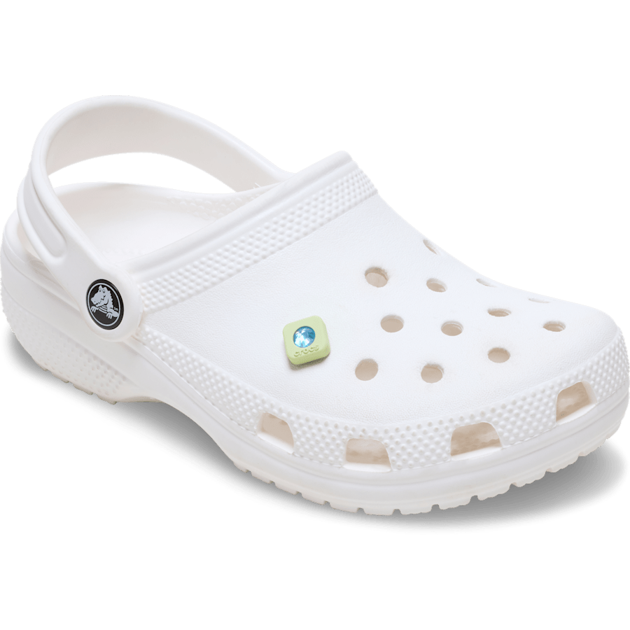 Green PVC Square SMT Gem Jibbitz™ charms | Crocs Sale