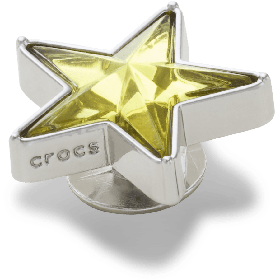 Silver and Green SMT Gem Star Jibbitz™ charms | Crocs Popular