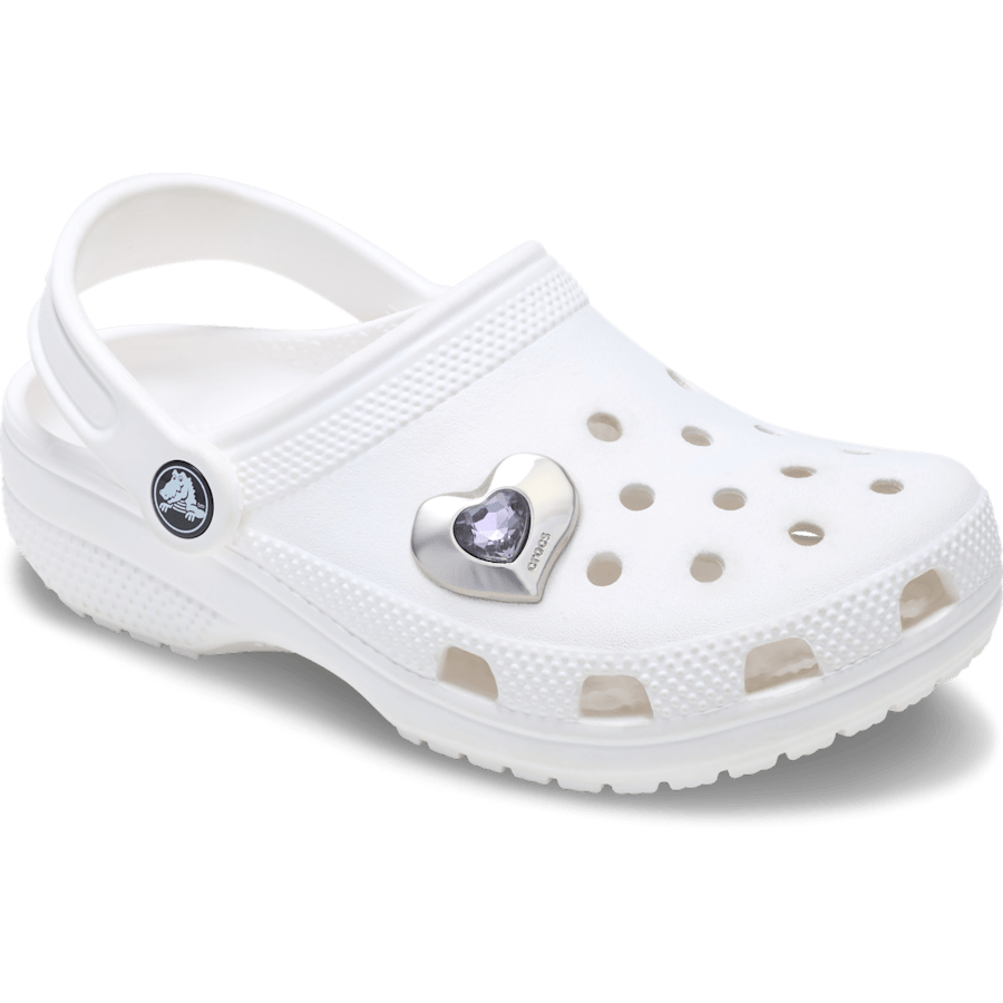 SilverandPurple SMT Gem Heart Jibbitz™ charms | Crocs Recommended