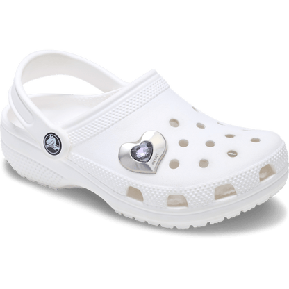SilverandPurple SMT Gem Heart Jibbitz™ charms | Crocs Recommended