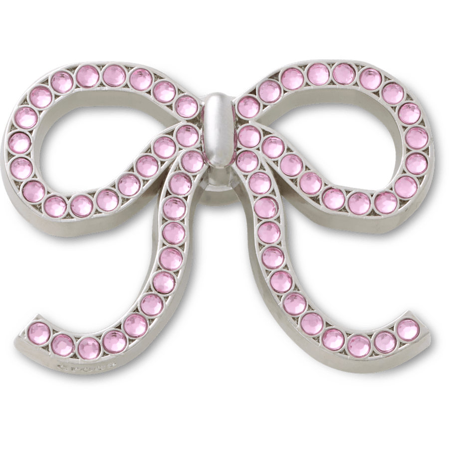 Pink Glittery Bow Jibbitz™ charms | Crocs Essential