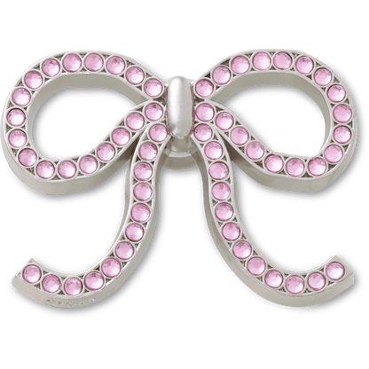 Pink Glittery Bow Jibbitz™ charms | Crocs Essential