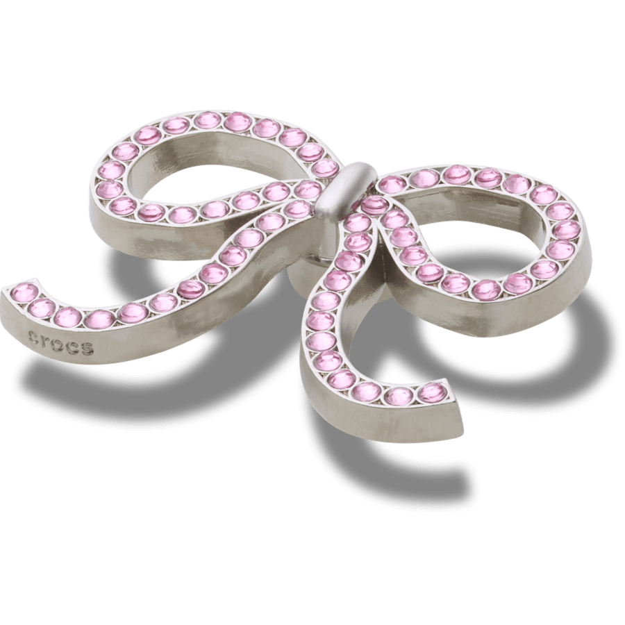 Pink Glittery Bow Jibbitz™ charms | Crocs Essential