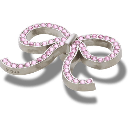 Pink Glittery Bow Jibbitz™ charms | Crocs Essential