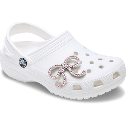 Pink Glittery Bow Jibbitz™ charms | Crocs Essential