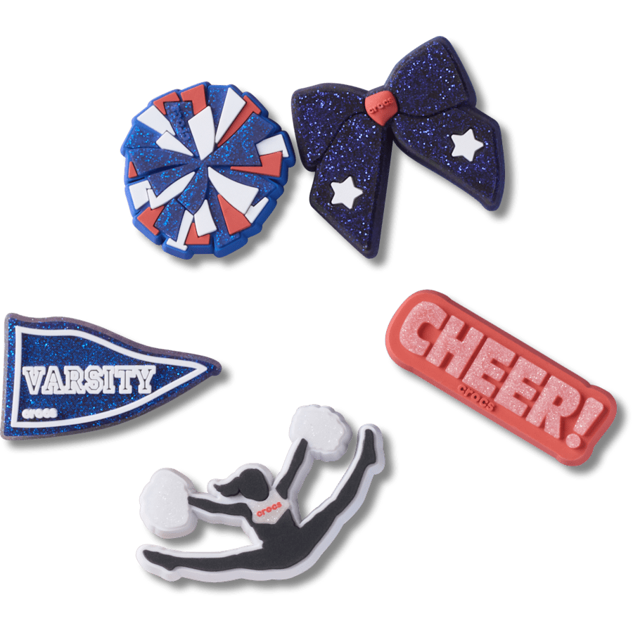 Cheer 5 Pack Jibbitz™ charms | Crocs Trusted